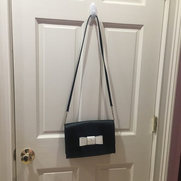 Kate Spade Classic Black Bow Purse Bag - Picture 13 of 13